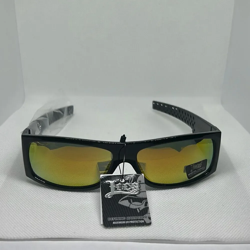 Locs Mens Mirrored Hardcore Sunglasses